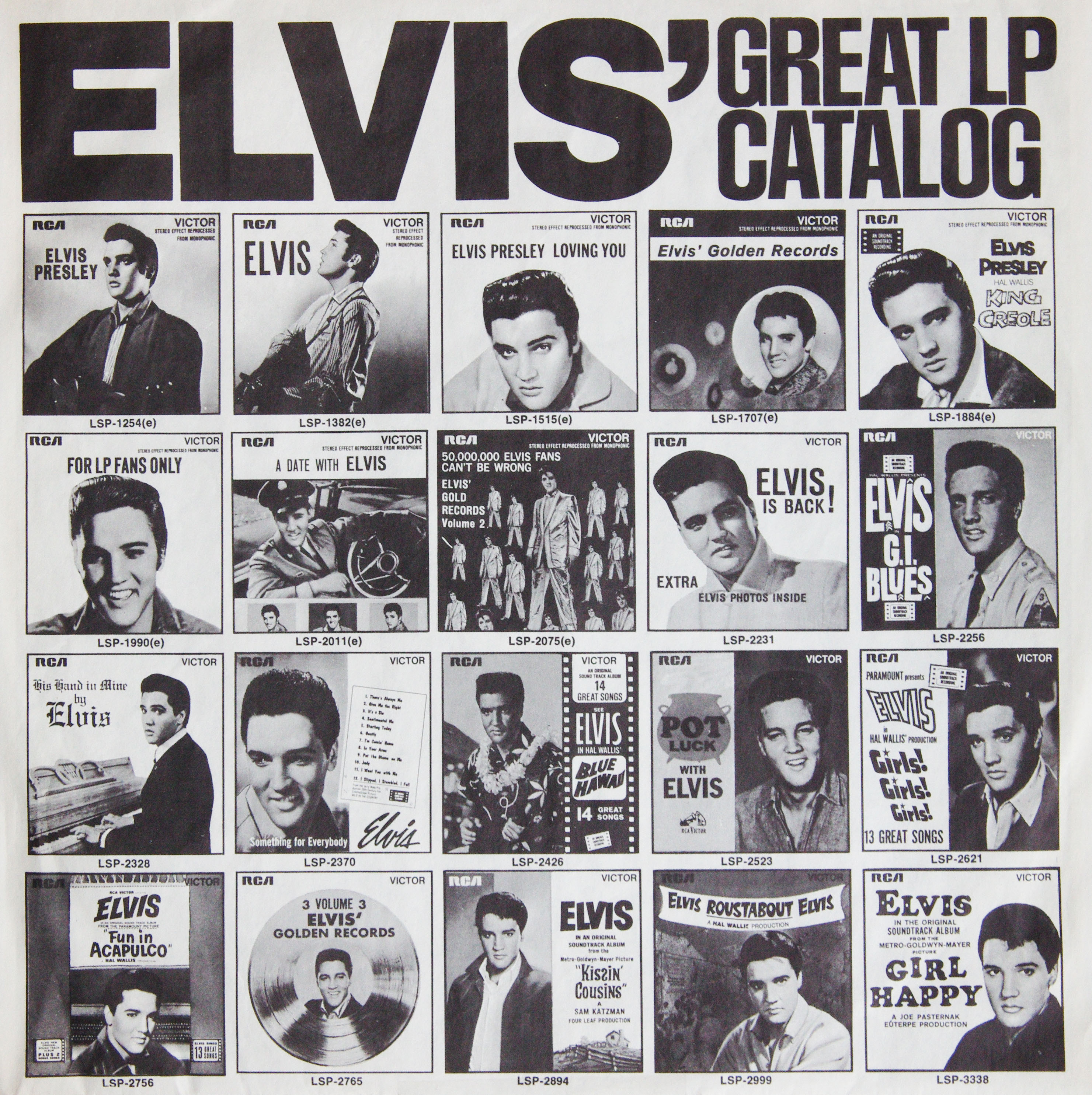 Elvis Presley  Separate Ways : LP Inlay 2